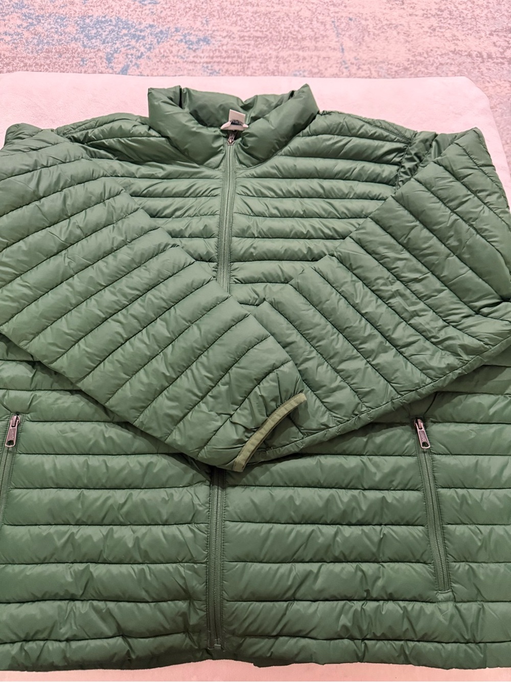Duluth Trading Co. Women's Green Puffer Jacket Full Zip Size 3XL Excellent